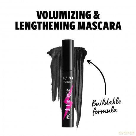 NYX Professional Makeup - Worth the Hype Mascara - Black