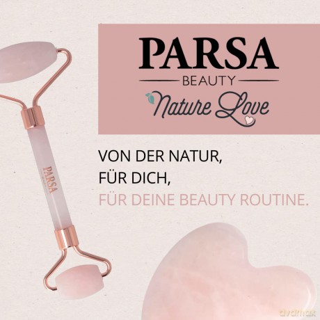 Parsa - Beauty Rose Quartz Roller