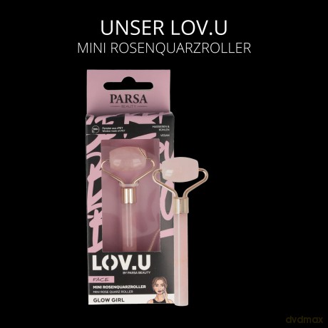 Parsa - LOV.U Mini Rose Quartz Roller Pink