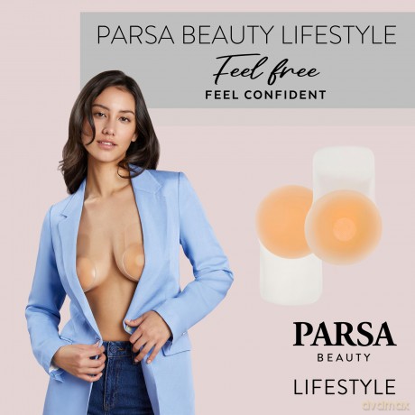 Parsa - Silicone Lift-Up Nipple Covers - Nude