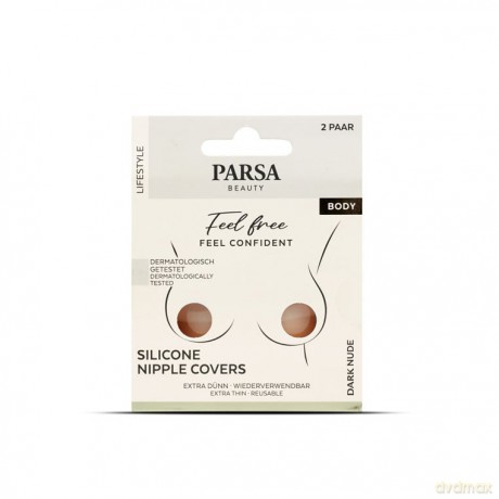 Parsa - Silicone Nipple Covers 2 psc - Dark Nude