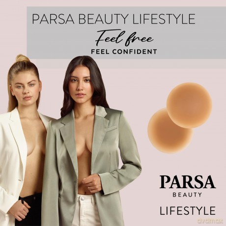 Parsa - Silicone Nipple Covers 2 psc - Dark Nude