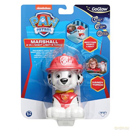 Paw Patrol - Marshall Kids Bedside Night Light and Torch Buddy by GoGlow - (10016)