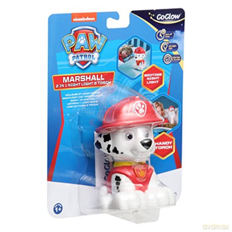Paw Patrol - Marshall Kids Bedside Night Light and Torch Buddy by GoGlow - (10016)