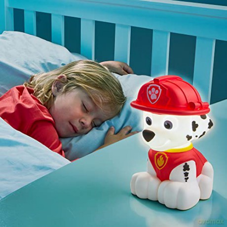 Paw Patrol - Marshall Kids Bedside Night Light and Torch Buddy by GoGlow - (10016)
