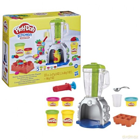 Play-Doh - Swirlin' Smoothies Toy Blender Playset (F9142)