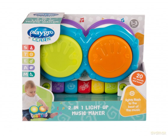 Playgro - Jerry's Class - 2 in 1 Light Up Music Maker