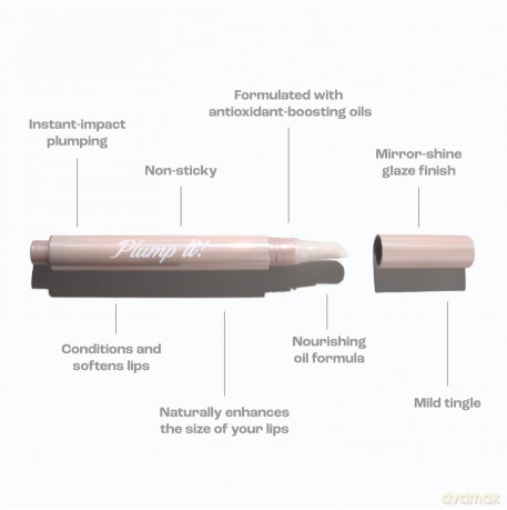 Plump It! - Volumising Lip Oil Transparent 3 ml