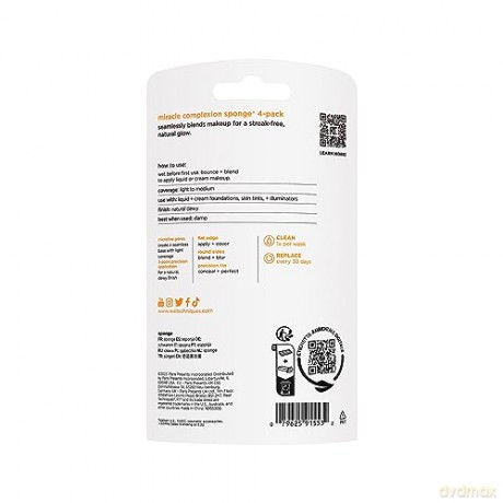 Real Techniques - Miracle Complexion Sponge 4 Pack