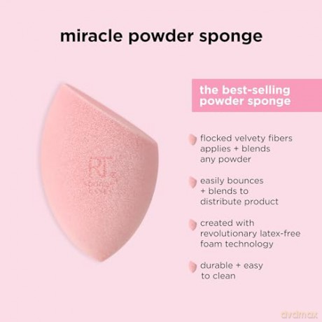 Real Techniques - Ultimate Sponge Trio Orange/Rosa