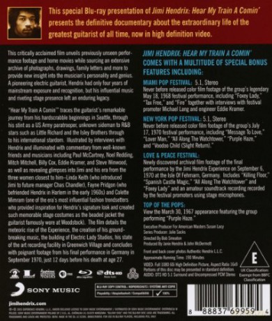 Jimi Hendrix: Hear My Train A Comin' [Blu-Ray]