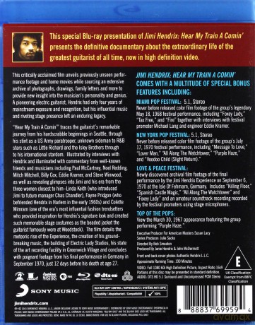 Jimi Hendrix: Hear My Train A Comin' [Blu-Ray]
