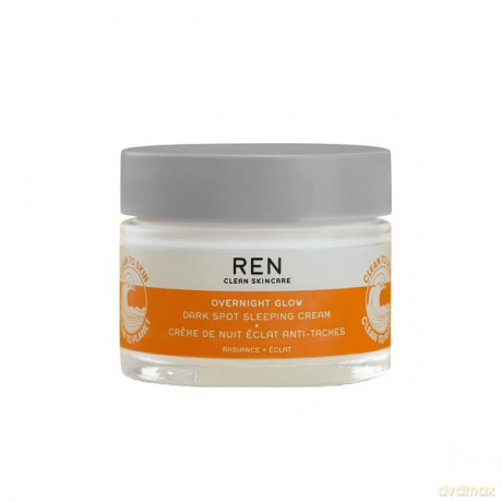 Krem rozświetlający do twarzy Ren 0 SPF na noc 50 ml