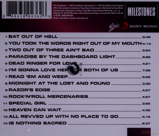 Meat Loaf: Milestones - Meat Loaf [CD]