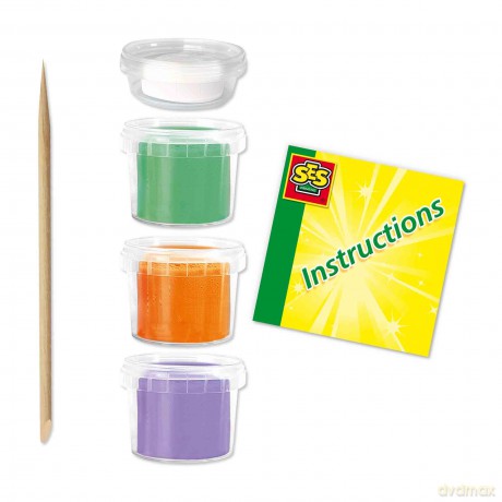 SES Creative - Dough - FunDo Dinos 3x90gr 1x40gr - (S00812)