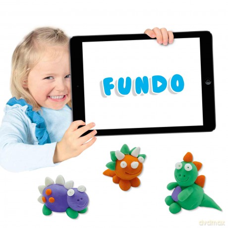 SES Creative - Dough - FunDo Dinos 3x90gr 1x40gr - (S00812)