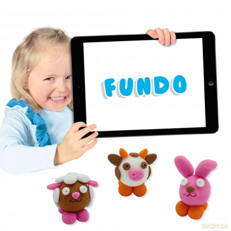 SES Creative - Dough - FunDo Farm animals 3x90gr 1x40gr - (S00811)