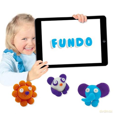 SES Creative - Dough - FunDo Wild animals 3x90gr-1x40gr - (S00813)