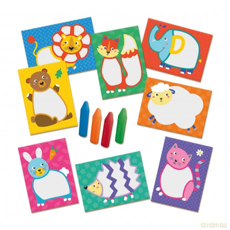 SES Creative - My first - Crayons and Animal cards - (S14404)