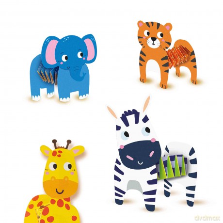 SES Creative - Paper Strip Animals - (S14041)