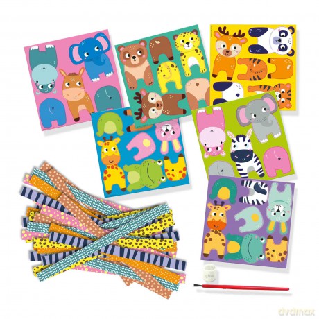 SES Creative - Paper Strip Animals - (S14041)