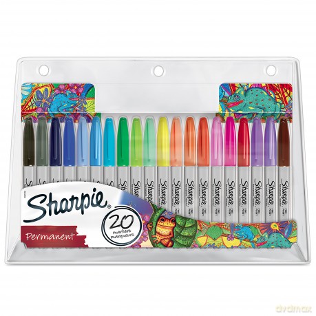 Markery permanentne Sharpie 20 sztuk