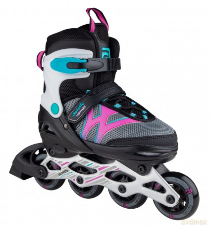 Skatelife - Inline Skates Adjustable - Black/Pink (Size 30-33) (SKL-SKA-0064)