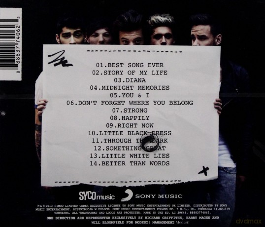One Direction: Midnight Memories [CD]