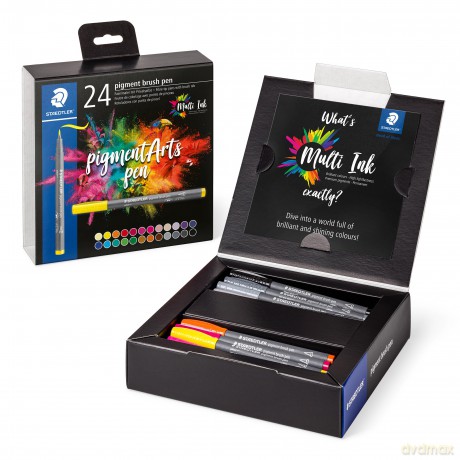 Staedtler - Brush Pen Pigment, 24 pcs (371 C24)