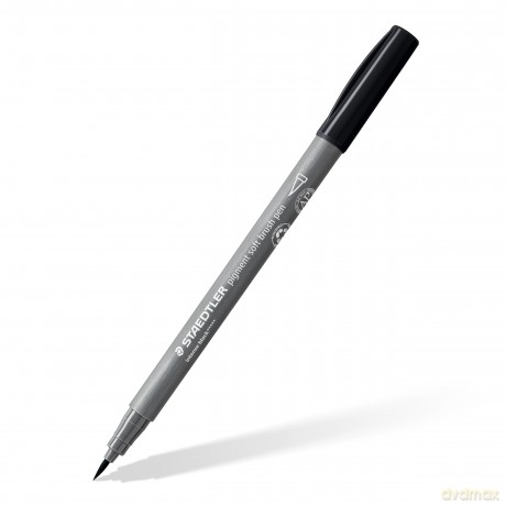 Staedtler - Brush Pen Soft pigment, Gray 6 pcs (372 C6)