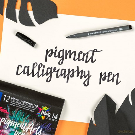 Staedtler - Calligraphy Pen Pigment, 12 pcs (375 C12)