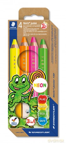 Staedtler - Noris Junior Crayon, 4pcs (+2 years) (140 C4P1)