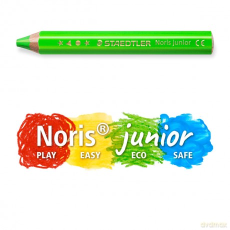 Staedtler - Noris Junior Crayon, 4pcs (+2 years) (140 C4P1)