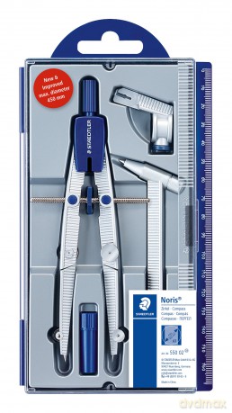 Cyrkiel, zestaw Staedtler Noris 550 02