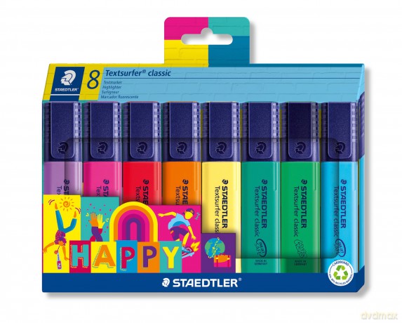Staedtler - Textsurfer Classic Happy, 8 pcs (364 C8 HA)