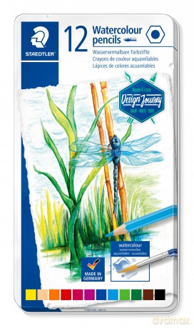 Staedtler - Watercolor colored pencil, 12 pcs (14610C M12)