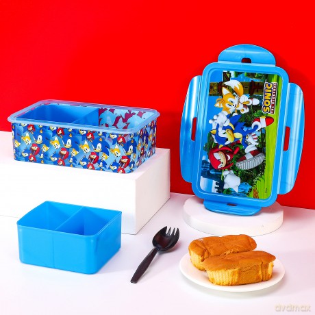 Stor - Lunch Box w/Removable Compartments - Sonic (088808737-40545)