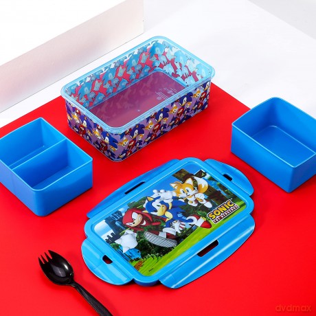 Stor - Lunch Box w/Removable Compartments - Sonic (088808737-40545)