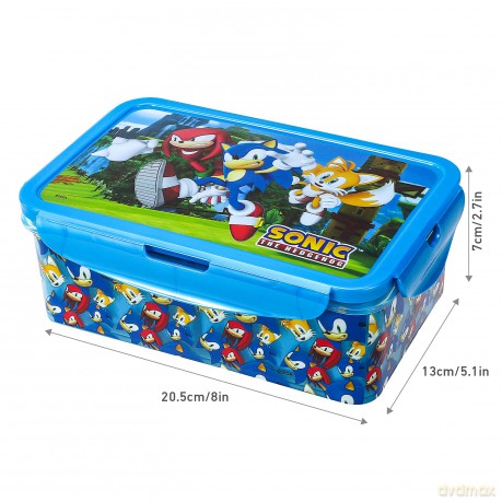 Stor - Lunch Box w/Removable Compartments - Sonic (088808737-40545)