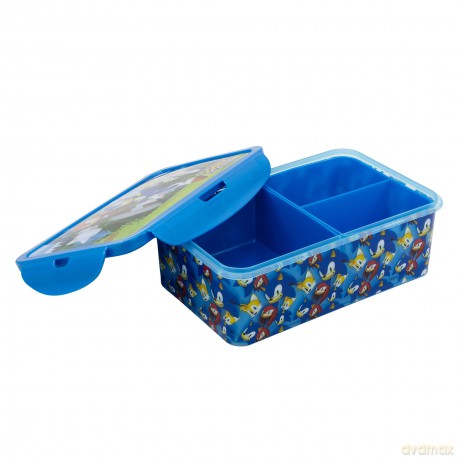Stor - Lunch Box w/Removable Compartments - Sonic (088808737-40545)