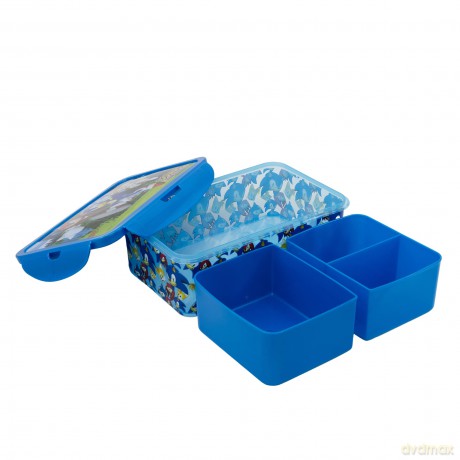 Stor - Lunch Box w/Removable Compartments - Sonic (088808737-40545)
