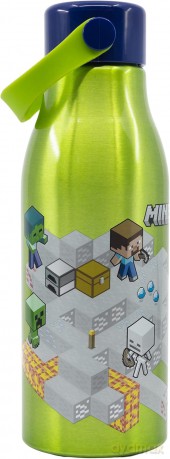 Stor - Water Bottle w/Flexi Handle 760 ml - Minecraft (088808715-40461)