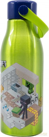Stor - Water Bottle w/Flexi Handle 760 ml - Minecraft (088808715-40461)