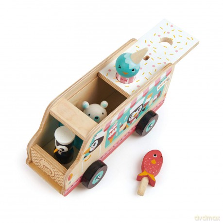Drewniana lodziarnia z figurkami Tender Leaf Toys TL8235