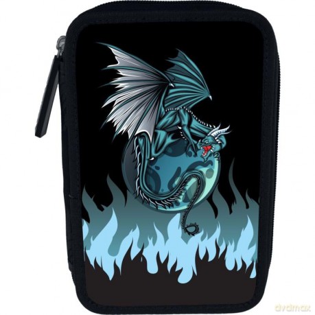 Tinka - Double Pencil Case - Dragon (8-804511)