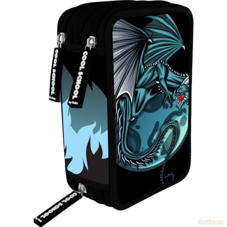 Tinka - Triple Pencil Case - Dragon (8-804507)
