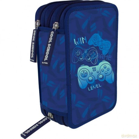 Tinka - Triple Pencil Case - Gaming (8-804508)