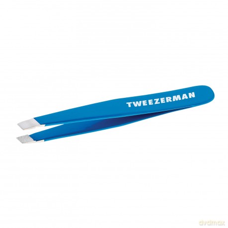 Pęseta Tweezerman - Mini Slant Tweezer Bahama Blue