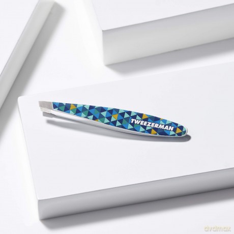 Tweezerman - Mini Slant Tweezer Blue Mosaic