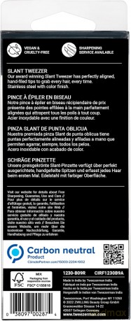 Tweezerman SLANT Blue Jewel Pęseta
